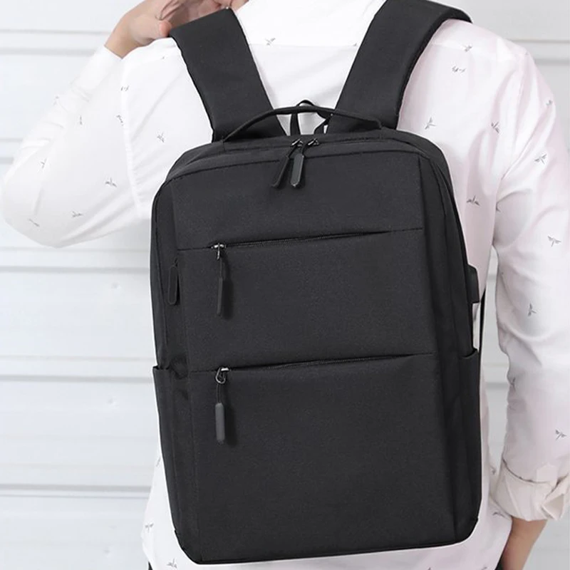 Backpack For Men 2023 Multifunctional Business Notebook Backpack USB Charging Waterproof Film Men's Backbag Casual Bag