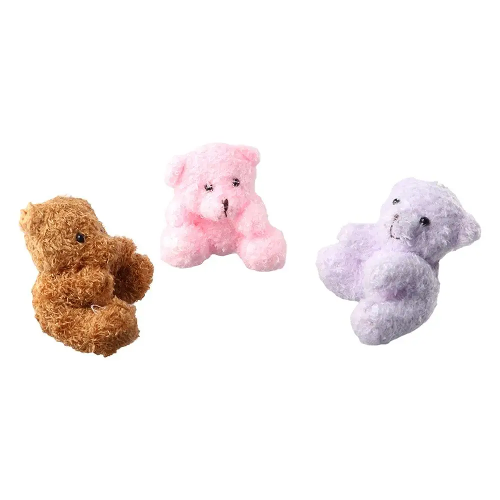 Chain Bag Accessories Plush Pendant Filling Decoration Plush Bear Keychains Bear Plush Toys Stuffed Animal Toys Bear Pendant