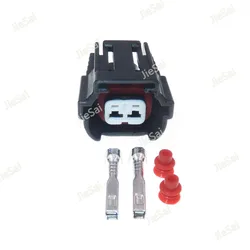 Sumitomo DL 090 2 Pin Female Auto Connector Waterproof Fuel Injector Car Plug 6195-0043 For Honda VW Santana Passat B5
