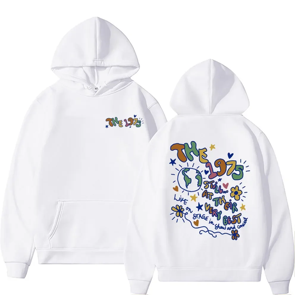 

British Band The 1975 Still At Their Very Best Graphic Hoodie men 90s Vintage Indie Alternative Rock sweatshirt Oversized Hoody