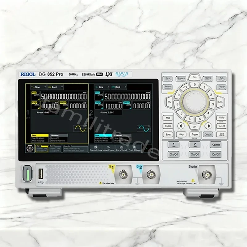 New RIGOL DG852Pro DG821Pro DG822Pro In Stock 16Bit 25-50MHz 625MSa/s 1/2CH Touch Screen Function Signal Generator Original Box