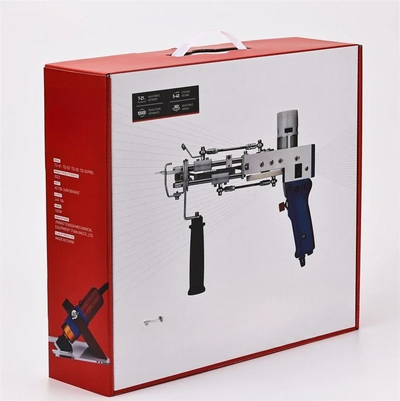 Carpet knitting gun, tufting gun with trimmer, tufting electric push shears