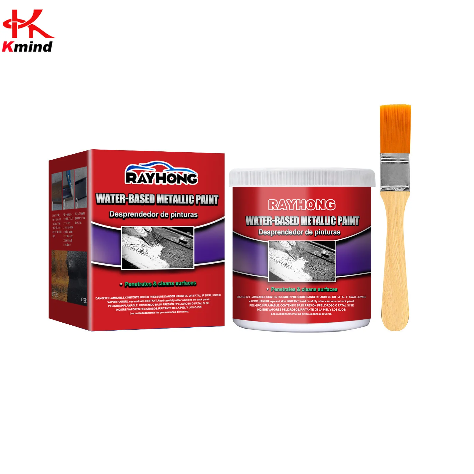 Car Rust Converter Paint Remover Anti-rust Free Primer Metal Renovation Pine Remover Water-based Metallic Renovator Prevention