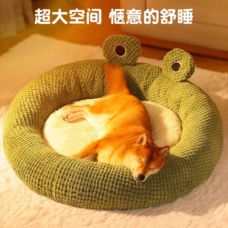 

Кровать в стиле лягушки, коврики для кошек и собак, флисовые фланелевые зимние теплые кошачьи гнездо, вилла, питомник, кошки, питомник для собак, коврики, товары для домашних животных, гнездовой коврик