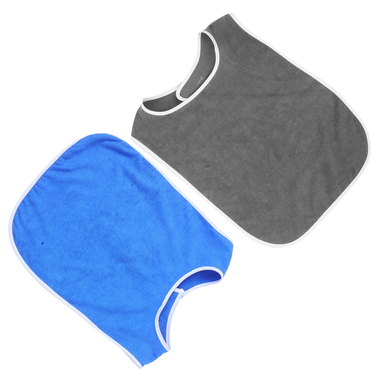 

Washable Adult Bibs for Elderly Men Women Food Catcher Reusable Dining Protector Unisex Cloth Bibs for Daily Winter Use