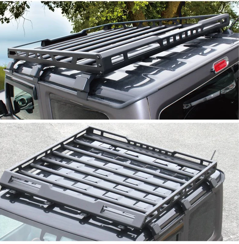 Cargo Luggage Carry Basket Bracket Roof Rack Carrier for Suzuki Jimny JB74 JB64 2018- Gen4 Sierra JB74w JB64w