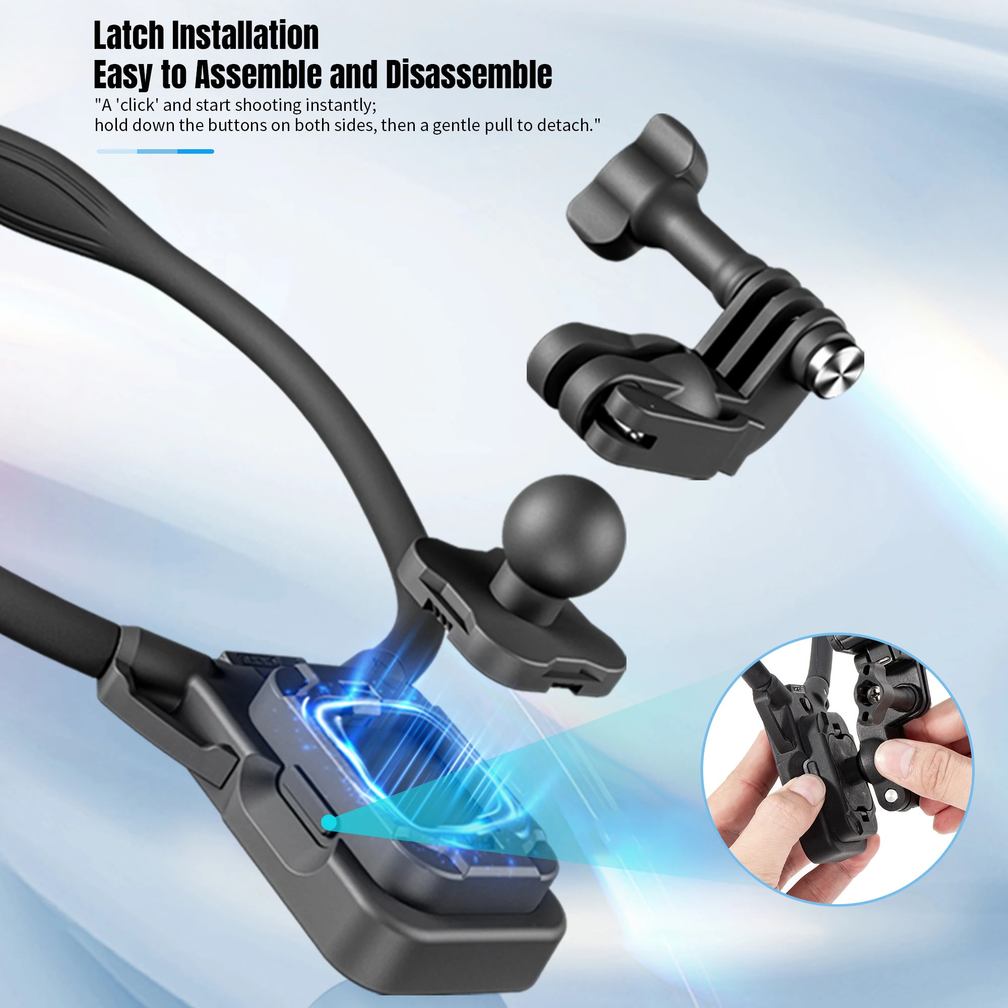 STARTRC нагрудный подвесной кронштейн для видеоблогов, держатель для съемки DJI Osmo 360/Action 4/5 Pro/Insta360/GoPro, аксессуары для камеры