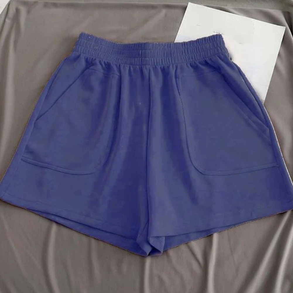 Casual Outdoor Black High Waist Pants Casual Shorts Microelasticity Fabric New Fashion Shorts For Daily Activities