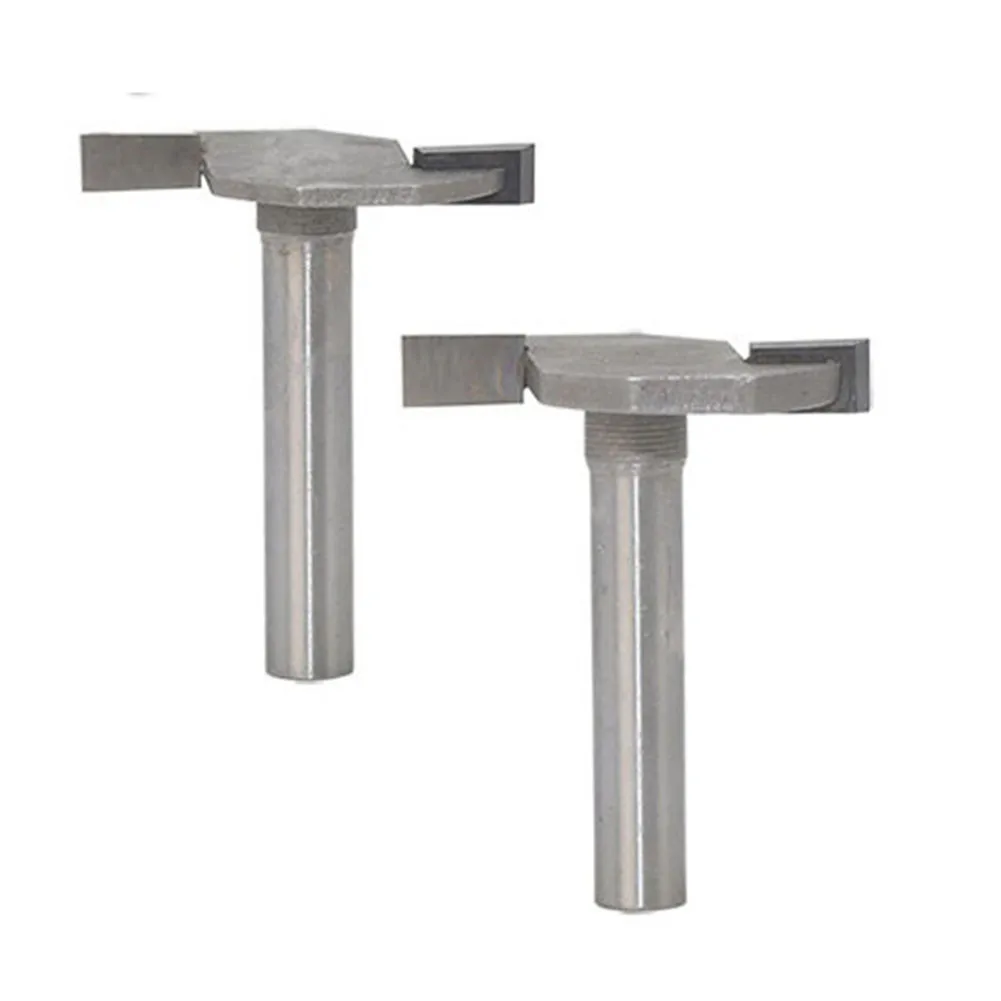 

1/4 Inch Straight Shank T Slot Router Bit T-Track Woodwork Milling Cutter Tool Cutting Diameter, Slab Flattening Router Bit Plan