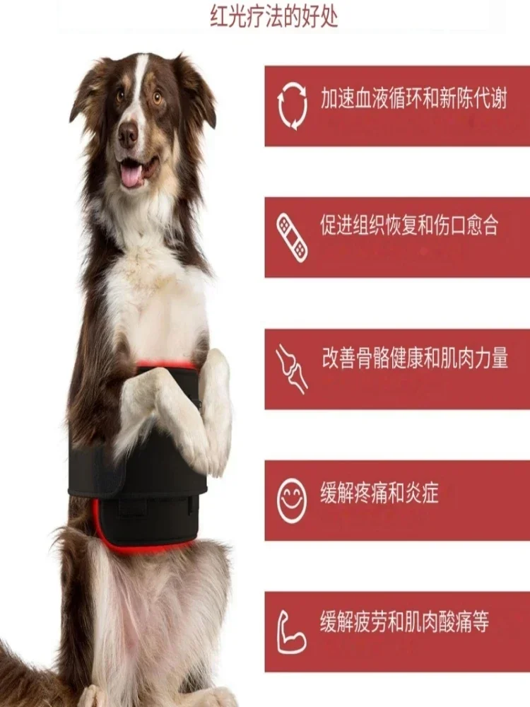 Pet Red Light Therapy Instrument Infrared Light Therapy Blanket Heating Pad Dog Patella Joint Muscle Lumbar Fracture Recovery