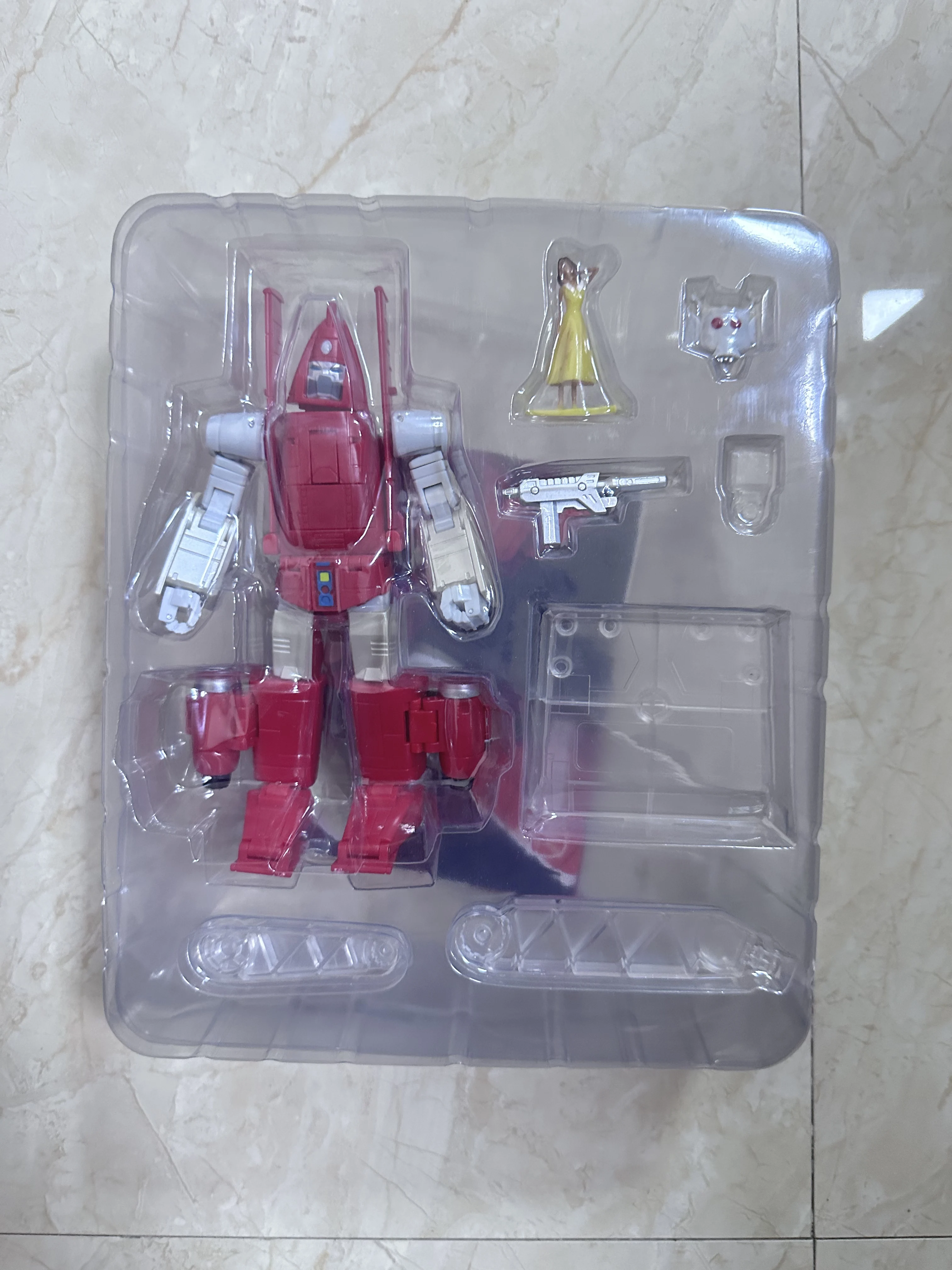 Pocket Toys Pt-M01 PTM01 Transformation Powerglide G1 Glider Of Sky Ko Dx Animated Version Small Scale Robot Action Figure