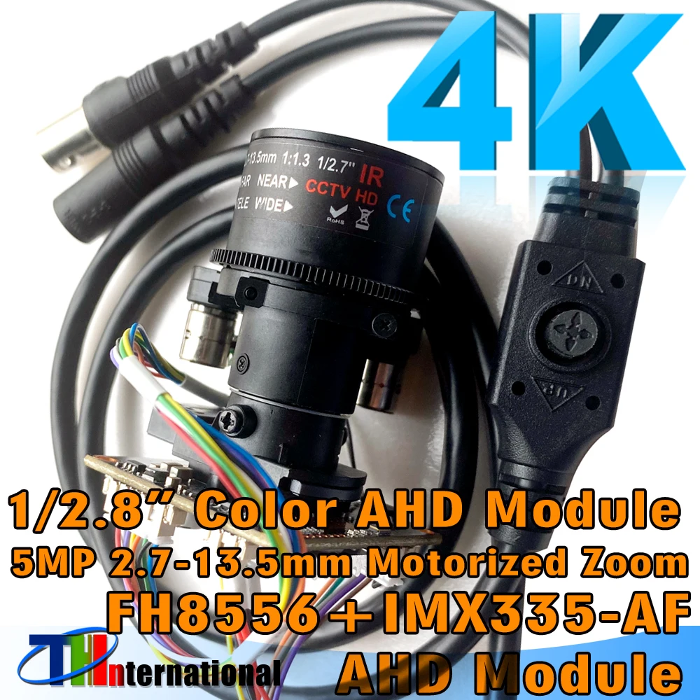 2MP/5MP/4K 2.7-13.5mm Electric Varifocal CCTV LENS F1.6,1/2.7