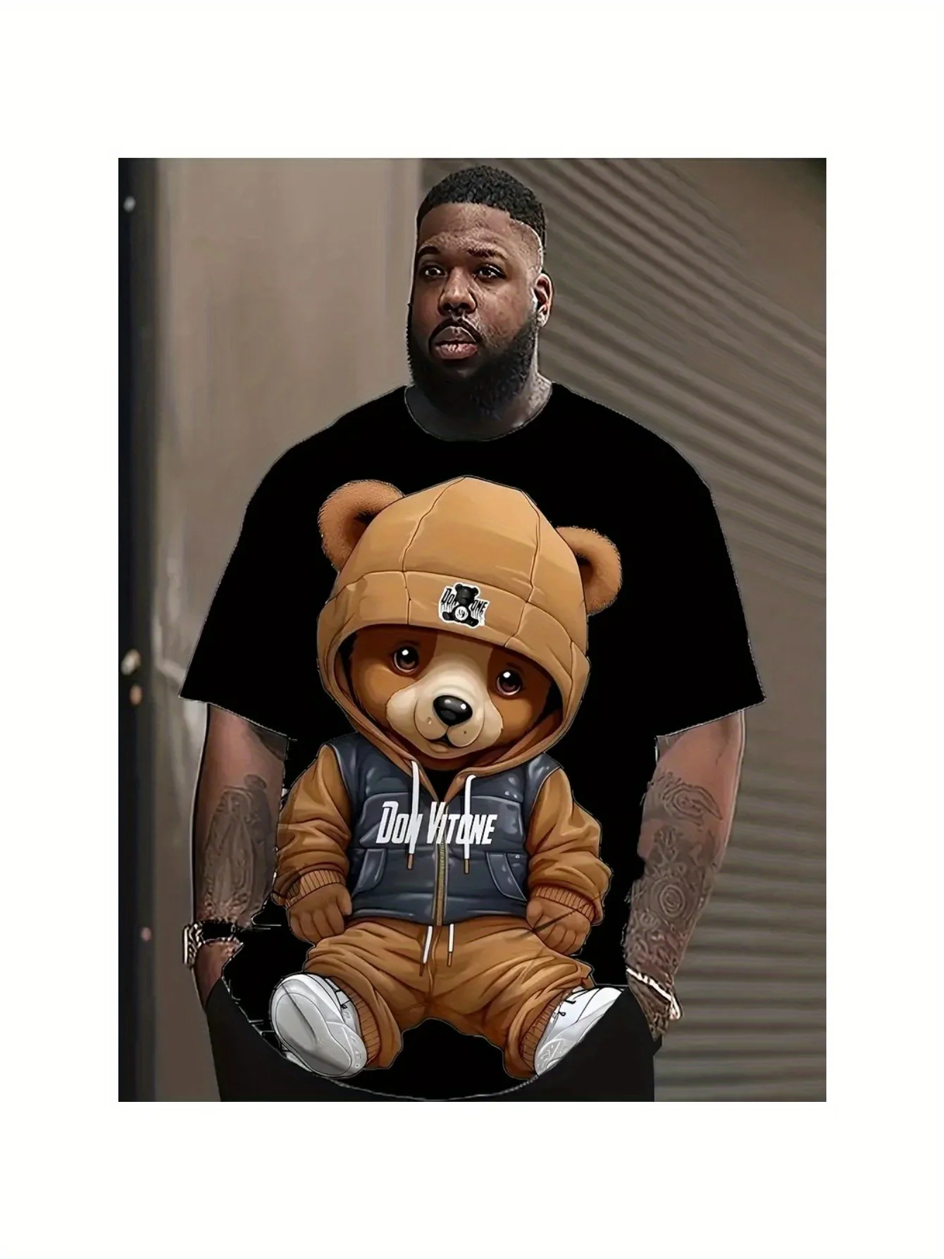 تي شيرت رجالي مطبوع بأكمام قصيرة، ملابس صيفية خارجية كاجوال وعصرية، مناسبة للارتداء الكاجوال، ملابس كاجوال متينة