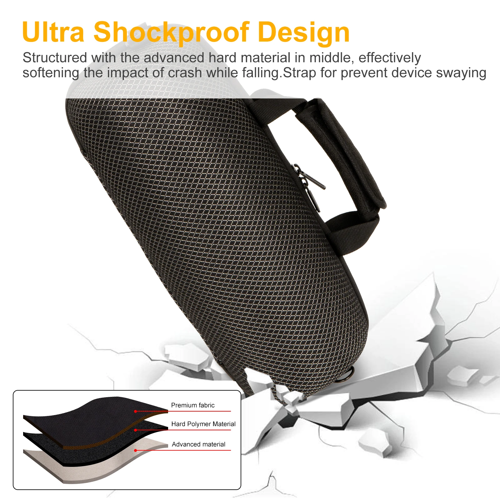 

Жесткий чехол для беспроводной колонки JBL Xtreme 3, дорожная сумка для переноски, сумки с двойной молнией для аксессуаров JBL Xtreme 4