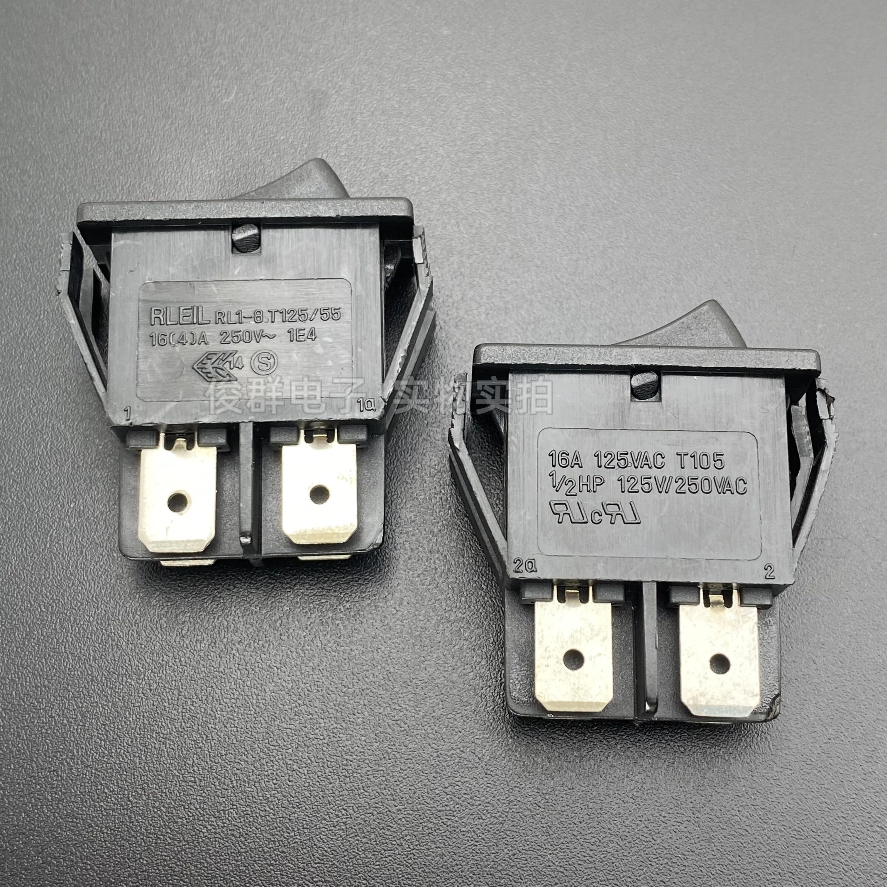 5PCS/boat switch button dual 4-pin 2-gear 16A high-power rocker boat power key