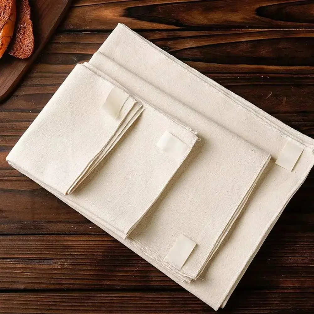 1Pcs Proofing Linen Fermented Cloth Couche Pastry Baking Baguettes Loaf Cloth Dough Bakers Pans Kitchen Tool French Bread
