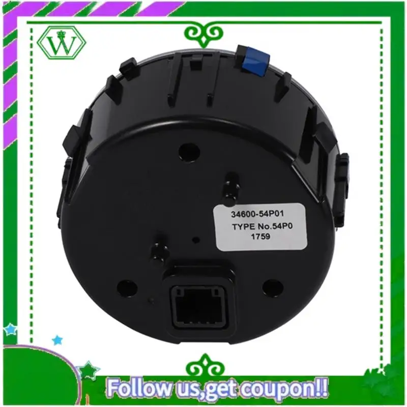 AC34-1 PCS Car Instrument Panel Time Middle Clock Assembly As Shown ABS For Suzuki Swift SX4 Vitara 2015-2021 34600-54P00-000