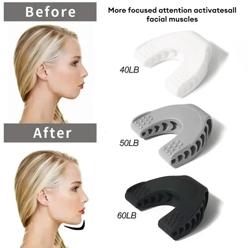 Jawline Exerciser Facial Jaw Muscle Toner Fitness Face Masseter Face Muscles Massage Chew Ball Face Chin Cheek Lifting Slimming