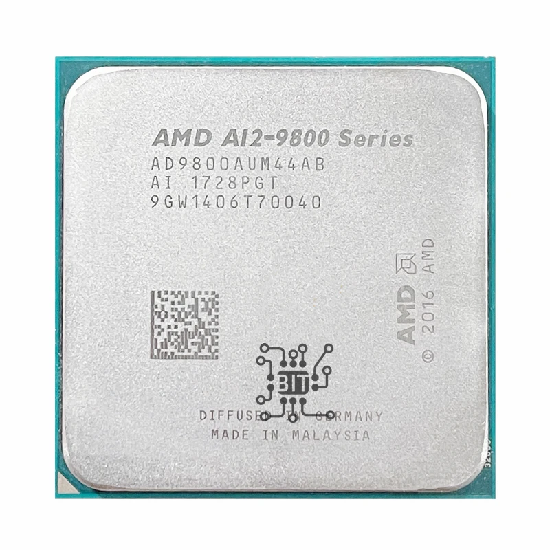 AMD A12-Series A12-9800 A12 9800 3.8 GHz Quad-Core CPU AD9800AUM44AB/AD980BAUM44AB Socket AM4