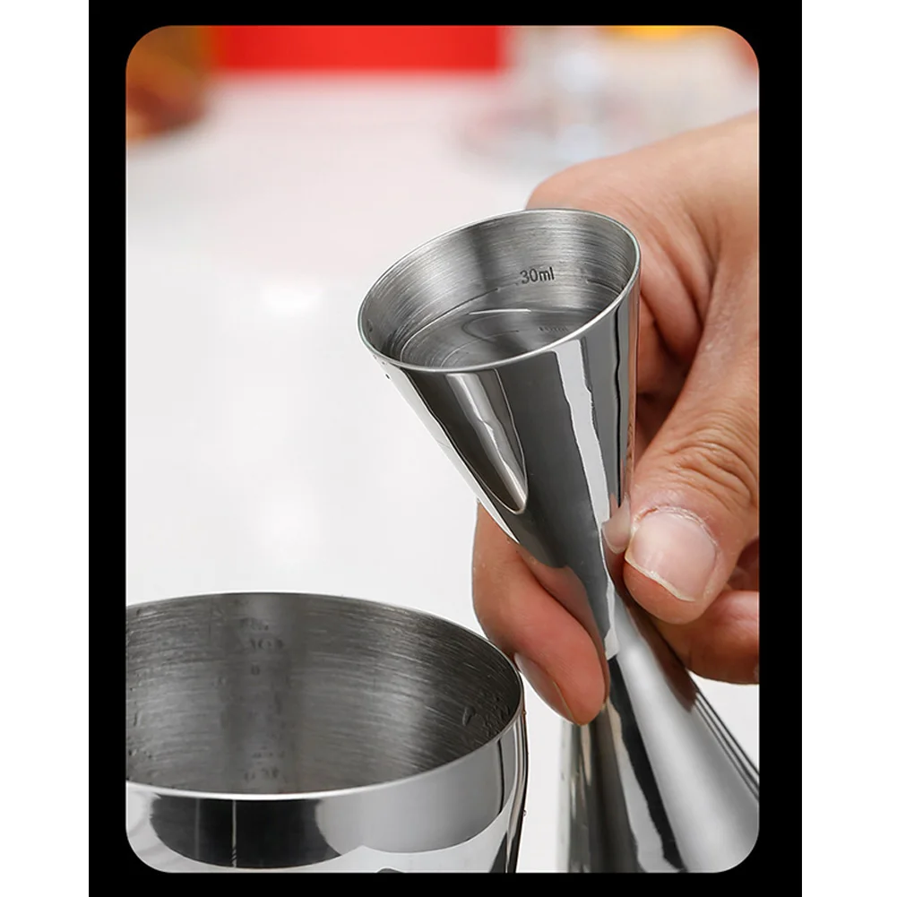 Cocktail Jigger Stainless Steel Measure Cup Double Head Bar Party Wine Cocktail Shaker Jigger for Bar Home Bartender Party