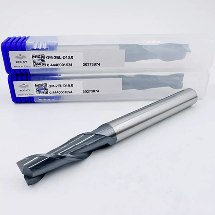 GM-2EL-D10.0 ZCC.CT GM-2EL Fresa flat end a due lame a lama lunga D10.0 * 10 * 30 * 100 2T Frese piatte 2 Flauti Frese