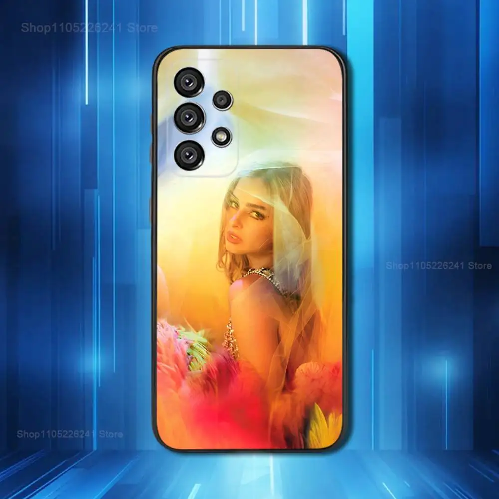 حار A-أديسون R-Rae المغني لسامسونج غالاكسي A53,31,52,72,41,22,73,32,71,Note,J7,8,9,5G لينة الأسود سيليكون جراب هاتف