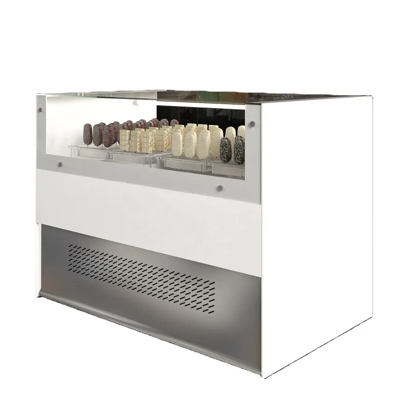 OEM Luxury Ice Cream Display Fridge Food Grade Popsicle Cabinet Freezer Countertop Popsicle Freezer Display case