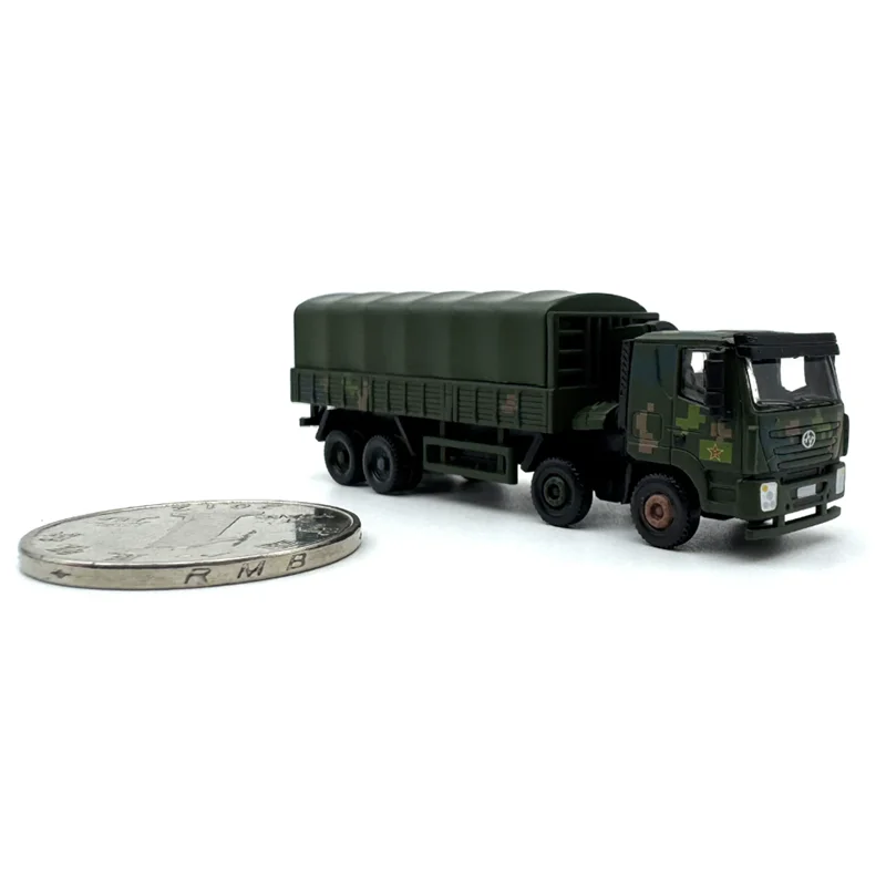 MINICITY 1/160 N Type Hongyan 8x8 Wheeled Plastic Troop‑Carrier Model Simulation Toy Unique Gift Desktop Display Souvenirs