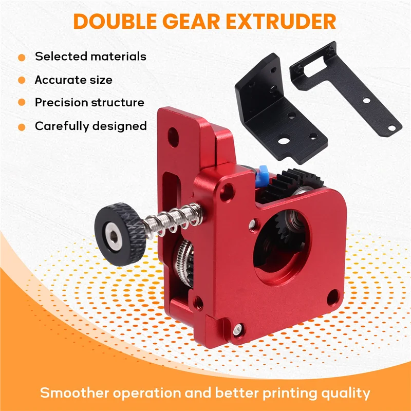 

Комплект обновления AM-Double Gear Extruder для K1C, K1, K1 Max, ELF/ELF PRO с кронштейном серии Ender-3, комплект обновления экструдера для 3D-принтера