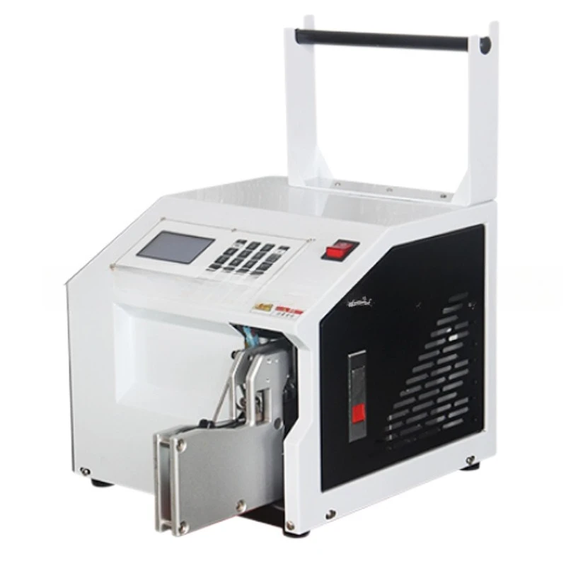 and tying machine Semi-automatic winding and tying integrated data cable Power cable tying winding machine Winding artifact