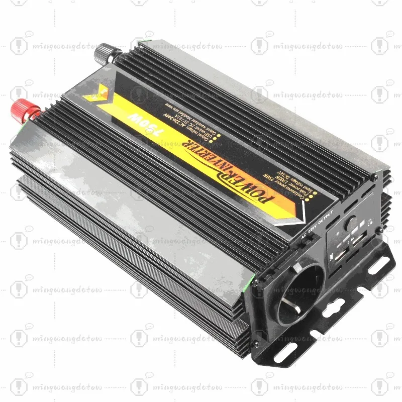 Factory direct sales car inverter repair sine wave 12 to 220V solar 600W power display digital display
