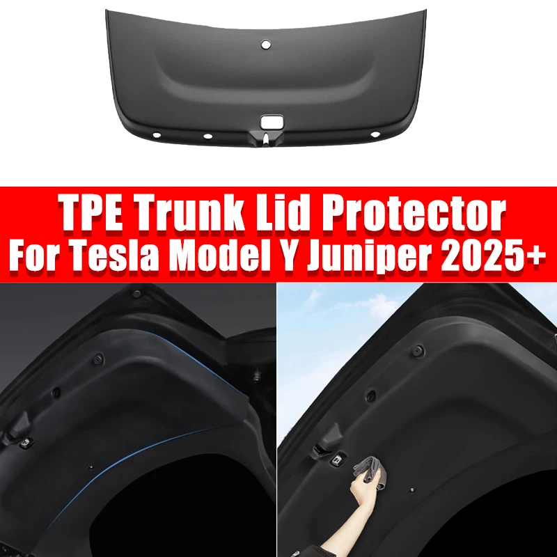 

TPE Trunk Lid Protector for Tesla Model Y Juniper 2025+ Anti-fouling and Wear-resistant Trunk Anti-scratch Mat Car Interior Part