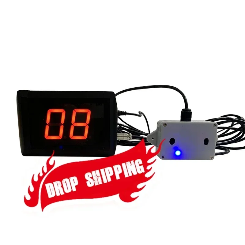 Highlight Wired People Counter Visitor Counting Sensor Infrared Counting System With Infrared Beams
