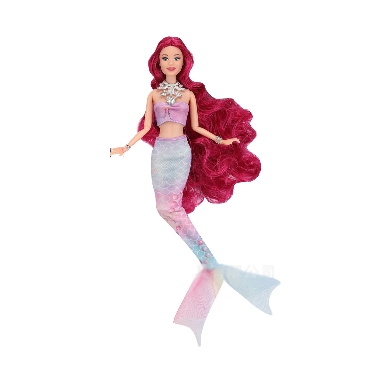 2025 جديد 30 سنتيمتر حورية البحر دمية التصميم الأصلي 1/6 المشتركة المنقولة فستان موضة ملونة حورية البحر دمية على شكل أميرة الاطفال اللعب منزل لعبة