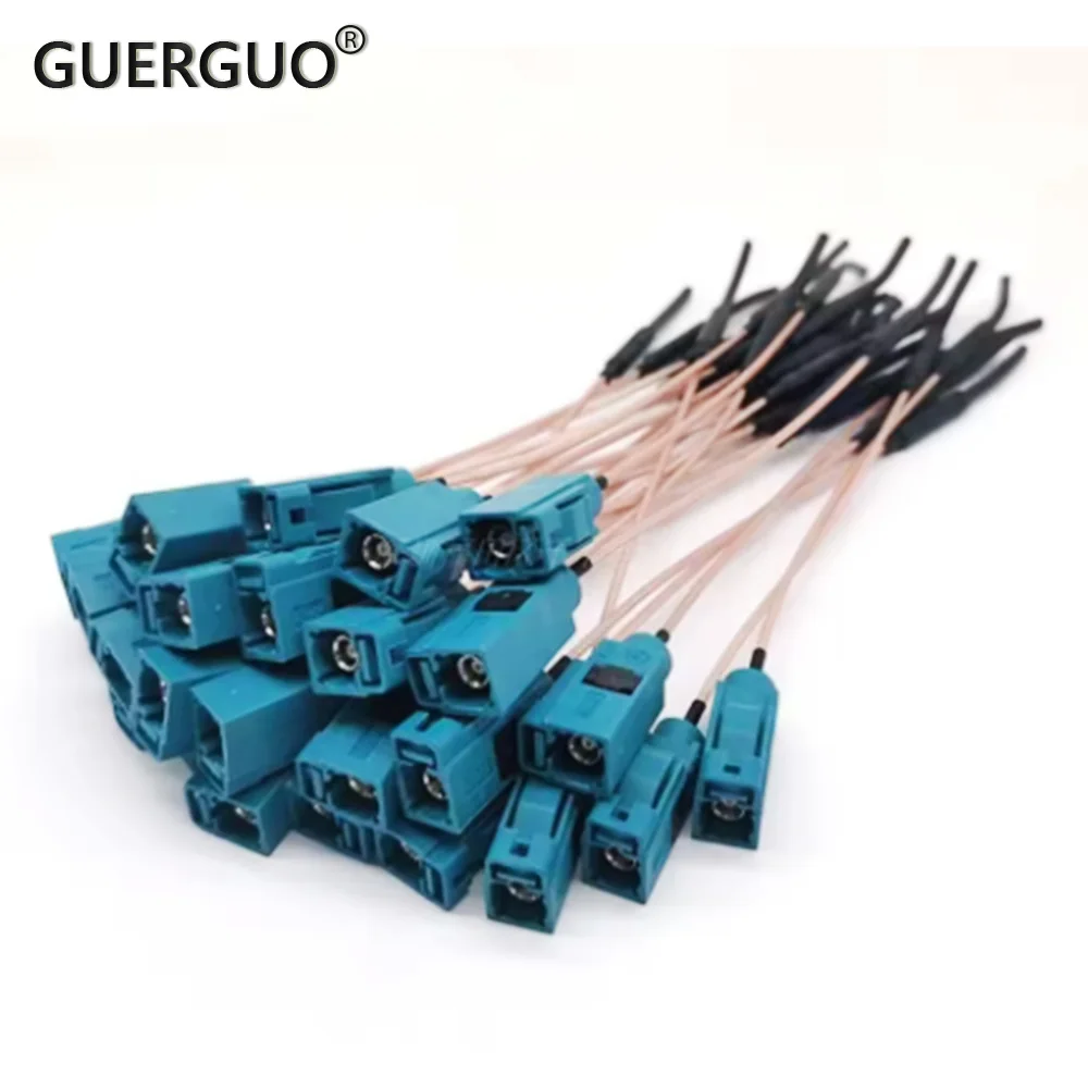 2PC 2.4GWifi Antenna Copper Tube Antenna for BMW Bluetooth Car Antenna FAKRA Z Female Fakra D Female Connector CarPlay Dedicated