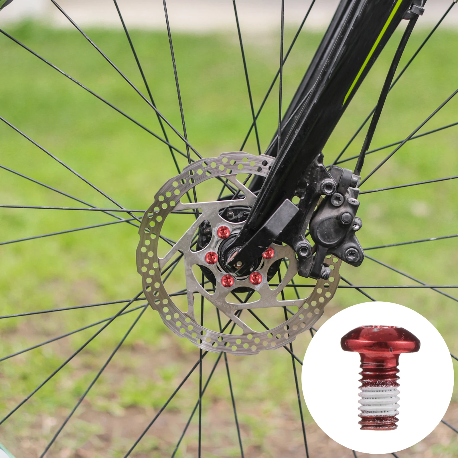

12 pcs Colorful Disc Brake Screws Bike Disc Rotor Bolts Screws For Bicycle Accessories Fixing Fasteners