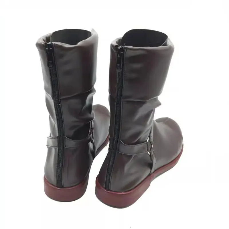 New Alchemist Edward Elric Cosplay costume  Shoes Anime Women Men Boots