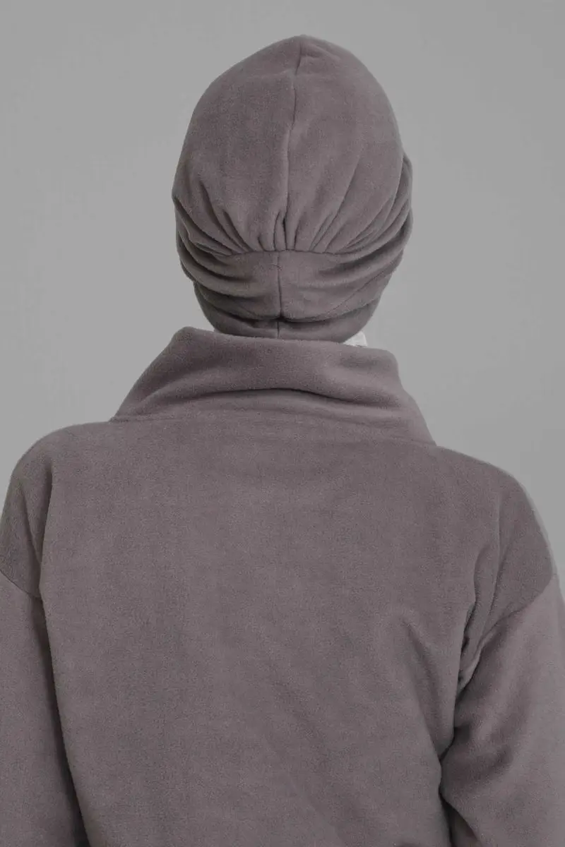 Mihrace fleece osso cinzento