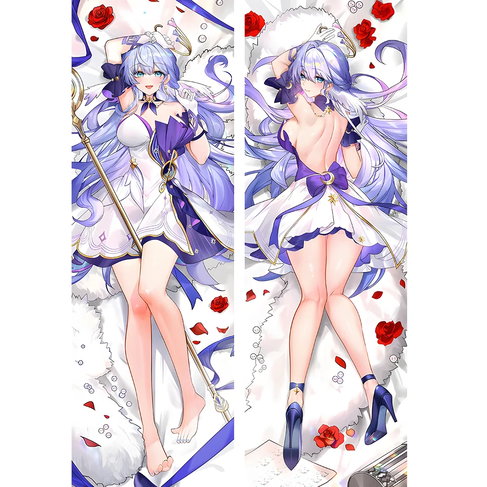 

Honkai Star Rail RobinThrow Pillowcase Printed Bed PillowCushionCovers HuggingFullbody Cosplay Props Double-sided with different
