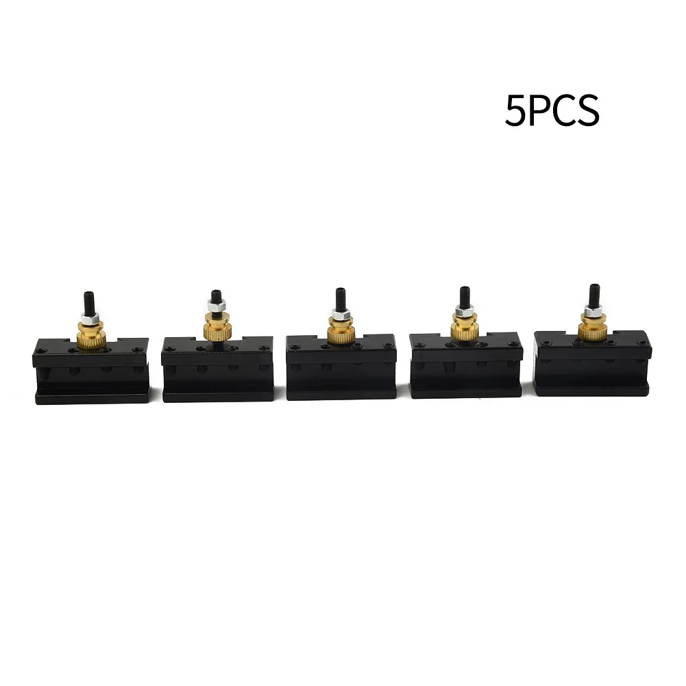 1/4 "- 1/2" مخرطة صغيرة التغيير السريع آخر مواجهة طحن تحول أداة حامل 5 قطعة استبدال مقبض الأداة قطع العمل