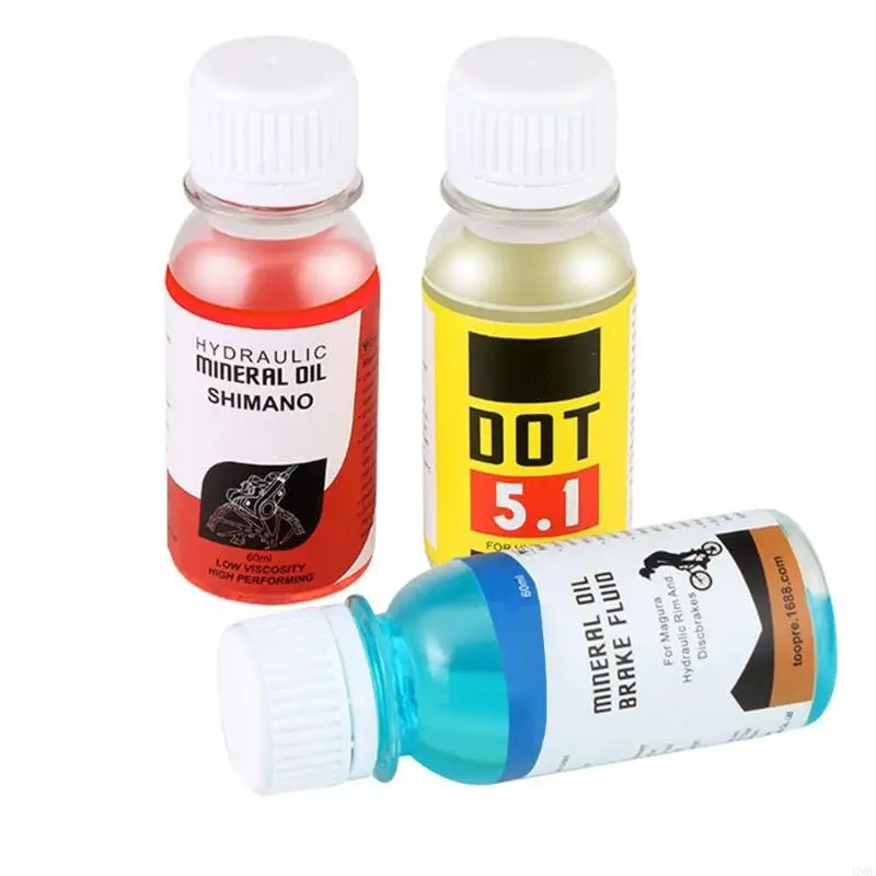 60ML Bicycles Mineral Oil Practical Light Weight Mountain Bikes Hydraulic Disc Brake Mineral Oil Fluid Bike Accessories 400C