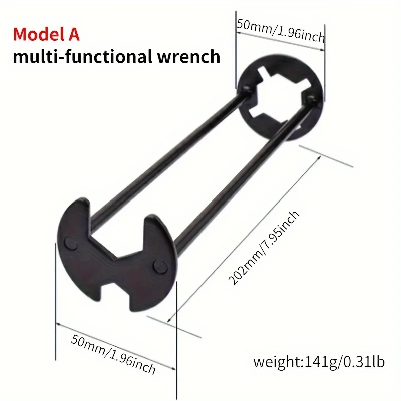 Robuster, verstellbarer Multi-Schraubenschlüssel – Ratschendesign für enge Räume, Sanitär- und Automobilgebrauch