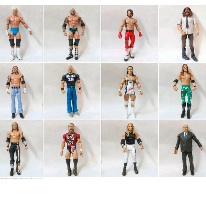 

Фигурки рестлеров 7 дюймов, подвижные, коллекционные модели Edge, Stone Cold Randy Orton, Mick Foley, декор для рабочего стола для любителей рестлинга