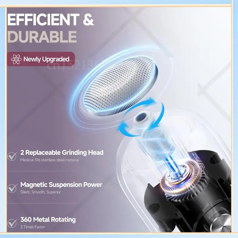 -SPOR Fully Automatic Foot Grinding Device High-Efficiency Electric Foot Grinding Device Portable Foot Dermabrasion Device