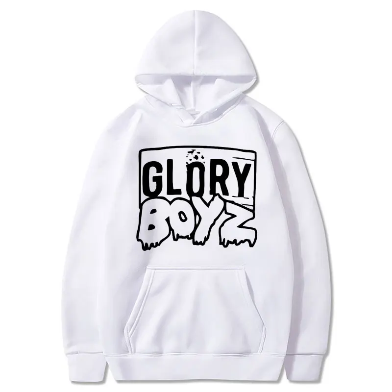 Rapper Chief Keef Glory Boyz Print Hoodies Men Women Hip Hop Harajuku Oversized Long Sleeve Fashion Casual Warm Street Pullovers