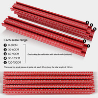 DF500/700 Metric/Inch 1500MM Offset Base System For Connecting Slotted Punch Positioning Guides To Woodworking Tenons Guide Rail