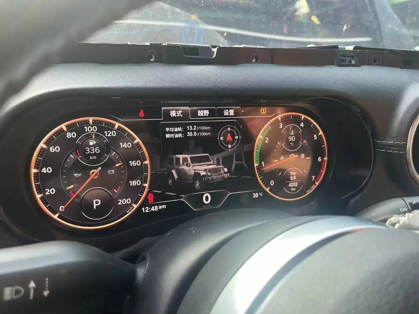 

Новейшая версия цифрового приборного дисплея для Jeep Wrangler 2018-2023 JL: 12,3-дюймовый HD-экран, спидометр, приборная панель