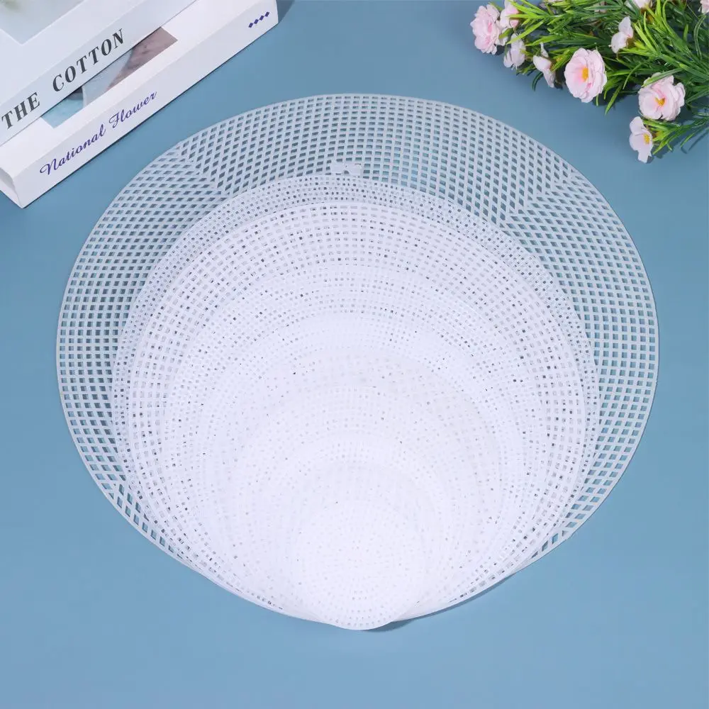 Knitting Assistant Assistant Accessories Woven Material Grid Plate Knitted Piece for Weaving Bags