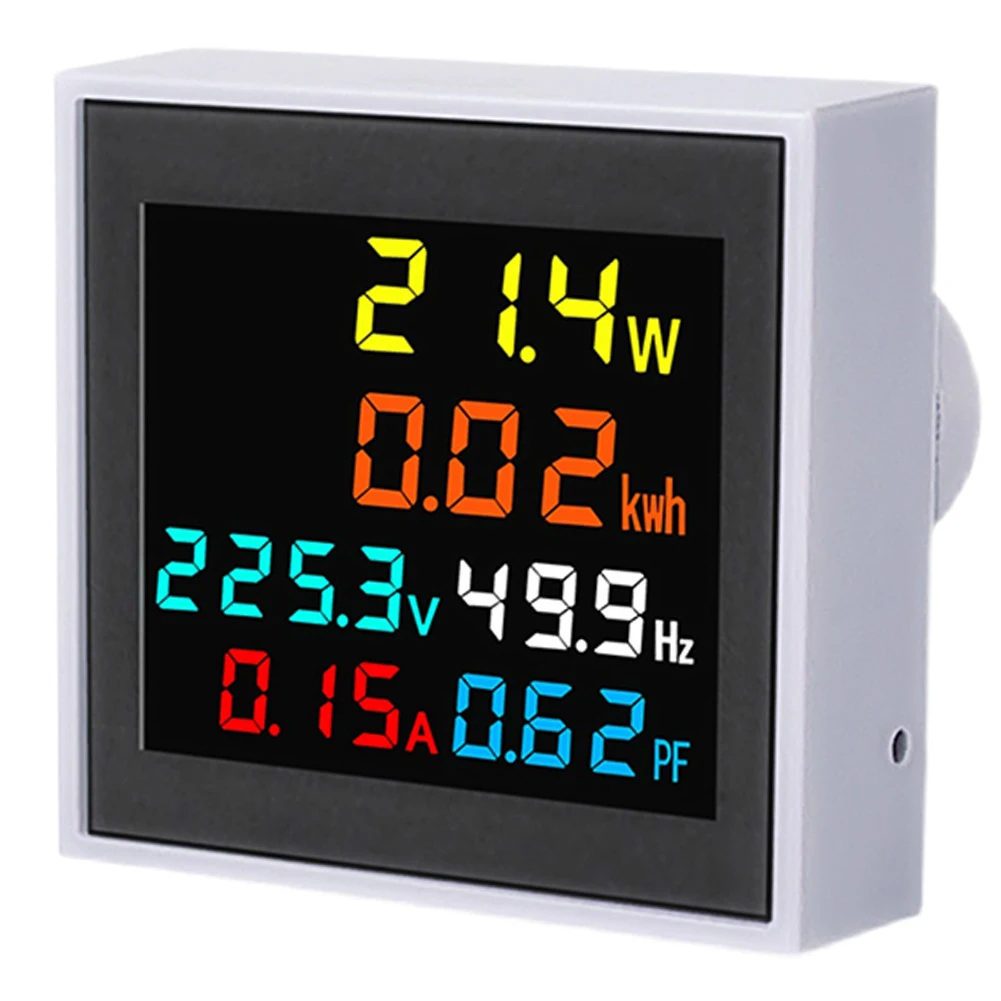 1pcs High  For Precision Digital Display Meter Voltage Current Power Frequency Meter Digital Display Meter Ensures Accurate