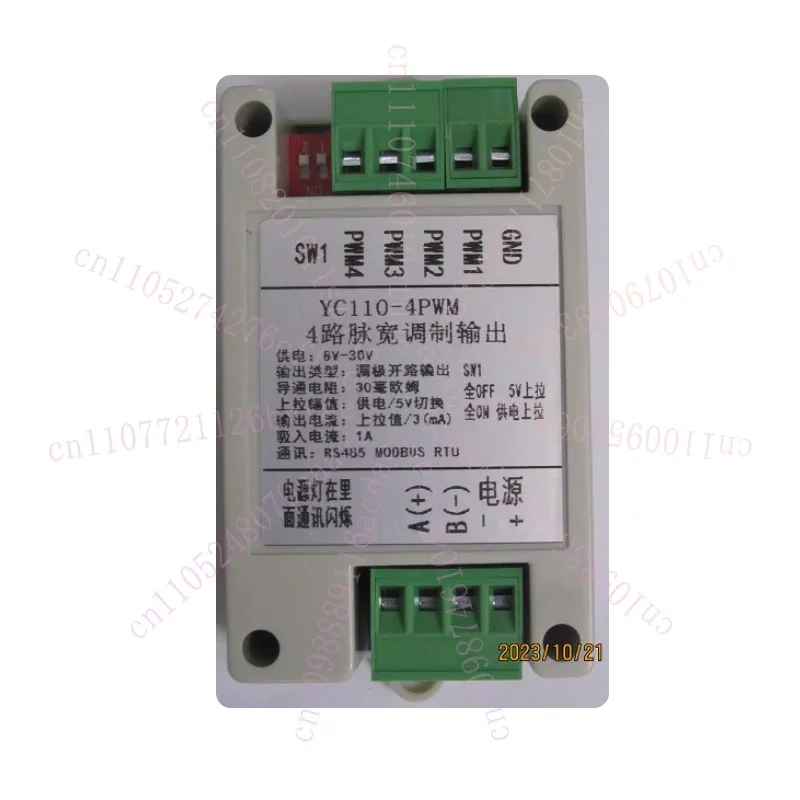 485 To PWM Output Pulse Frequency Square Wave Signal Modbus RTU Protocol Dimming Speed Regulation Brushless